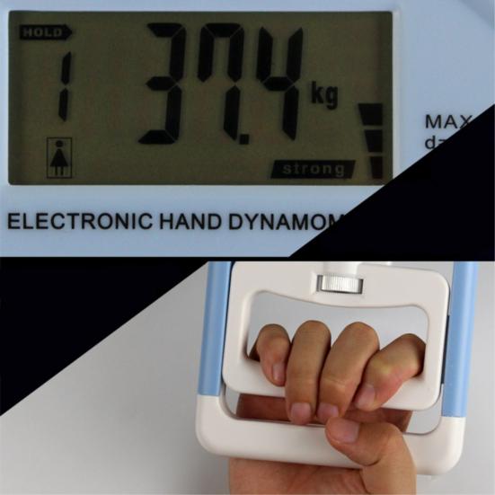 198lb/90kg Elektronischer Digitaler LCD Handkraft-Dynamometer Messgerät