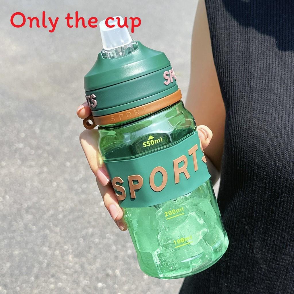 Sports Water Bottle With Sealing Leakproof Pc Material For Fitness Enthusiasts Green