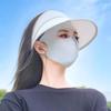 Traceless Ice Silk Face Clothing Breathable Face Sun Protection UV Protection Mask  Work