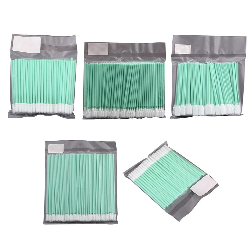 100Pcs/Pack Small Pointed Tips Cotton Micro Swab Anti-static Dust Free Swab Stick for Cleaning Laser Len Protective Window Heads