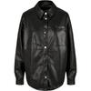 Urban Classics Womens/Ladies Faux Leather Overshirt