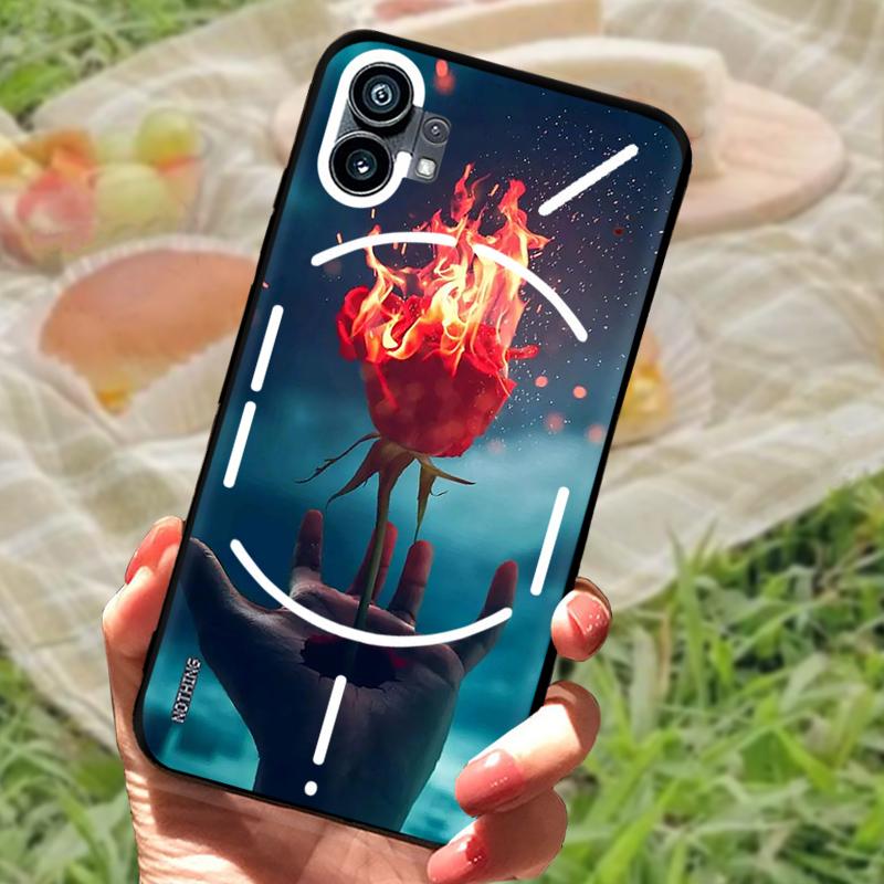 Für Nothing Phone 1 Hülle Sturzsicher Nothing Phone 1 Weiche Schale Cartoon Schöne Rückseite Schutzhülle Für Nothing Phone1 Funda