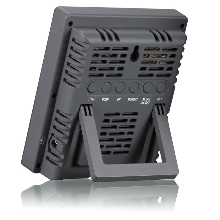 Moniteur de qualité de l'air - bresser - co² smile - écran lcd - mesure co2 - humidité et température