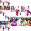 Realistic Movable Horse Saddle Model Set With Detachable Farm Stable Toys For Kids