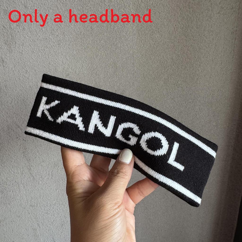 Haarband im koreanischen Stil mit Buchstaben und elastischer Strickfaser für Fitness und Freizeit