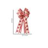 54cm Double Layers Christmas Bows Christmas Tree Decoration Ornaments For Home Front Door Wall Window Decor