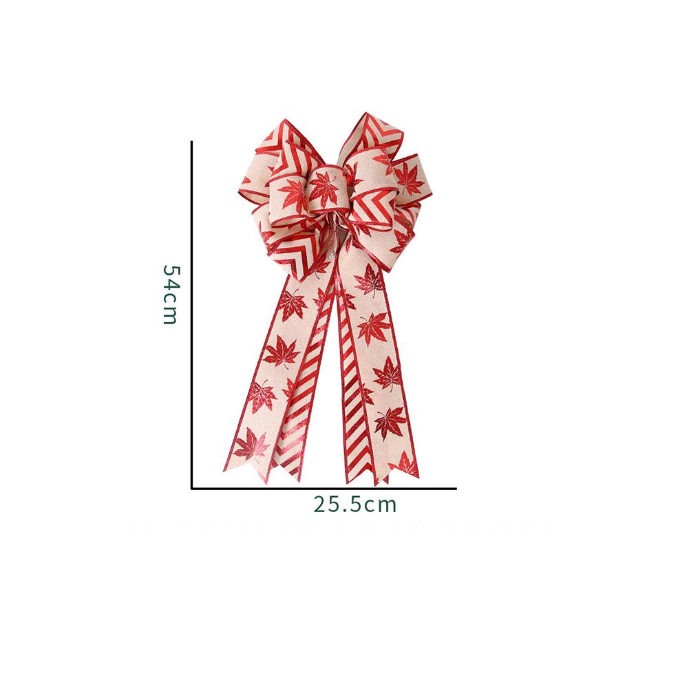 54cm Double Layers Christmas Bows Christmas Tree Decoration Ornaments For Home Front Door Wall Window Decor