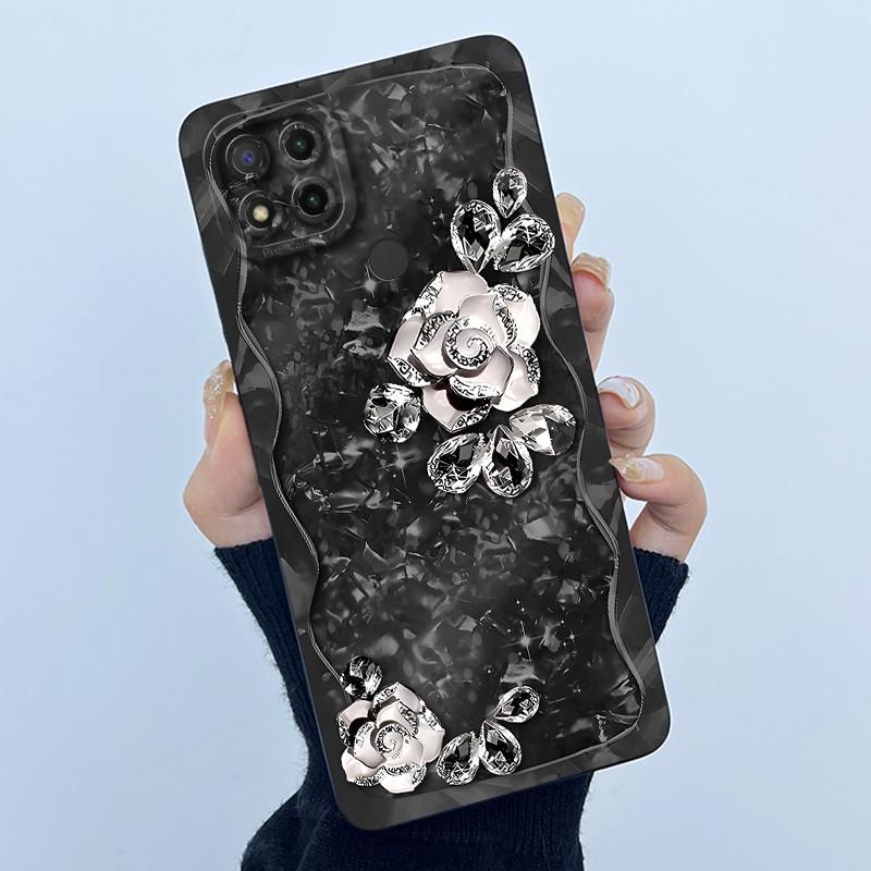 Fashion Simplicity Phone Case For Xiaomi Redmi 9C NFC Soft Liquid Silicone Fundas Redmi9C Redmi 9 C Camera Protection Cover Case