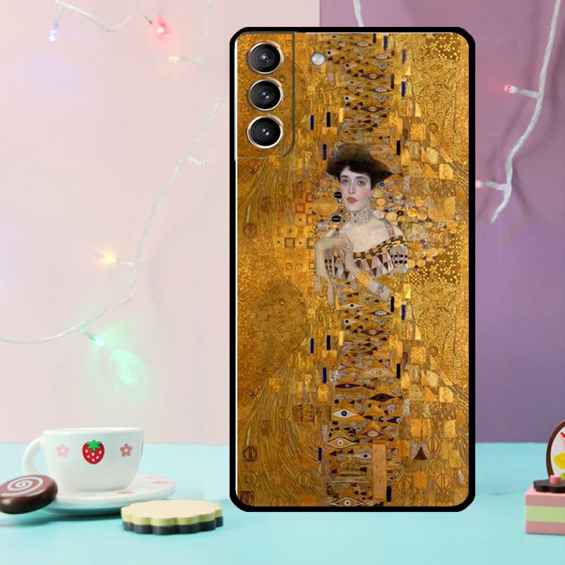 

Чехол для телефона «Звездная ночь» Климта «Поцелуй» для Samsung Galaxy S25 Ultra S20 S21 S22 S23 S24 Ultra Plus S9 S10 S25 FE Galaxy S10