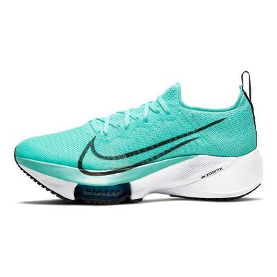 Pantofi sport Air Zoom Tempo NEXT% Flyknit Hyper Turcoaz pentru femei, verde clor-albastru alb CI9924-300
