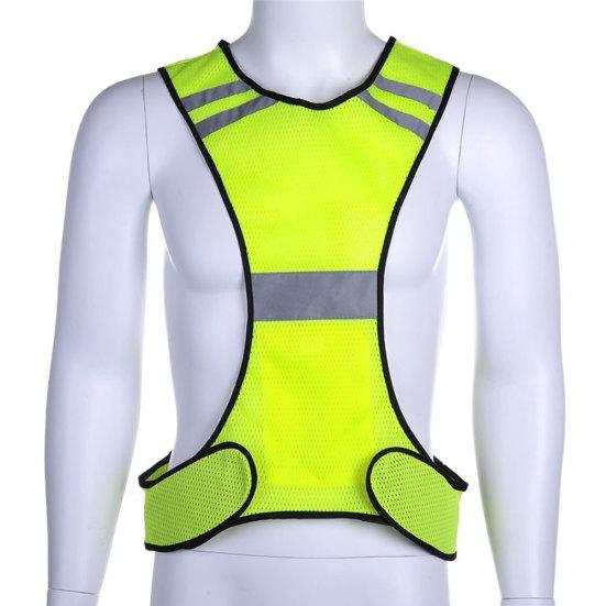 High Visibility Reflective Sport Night Working Cycling Running Safety Vest Top