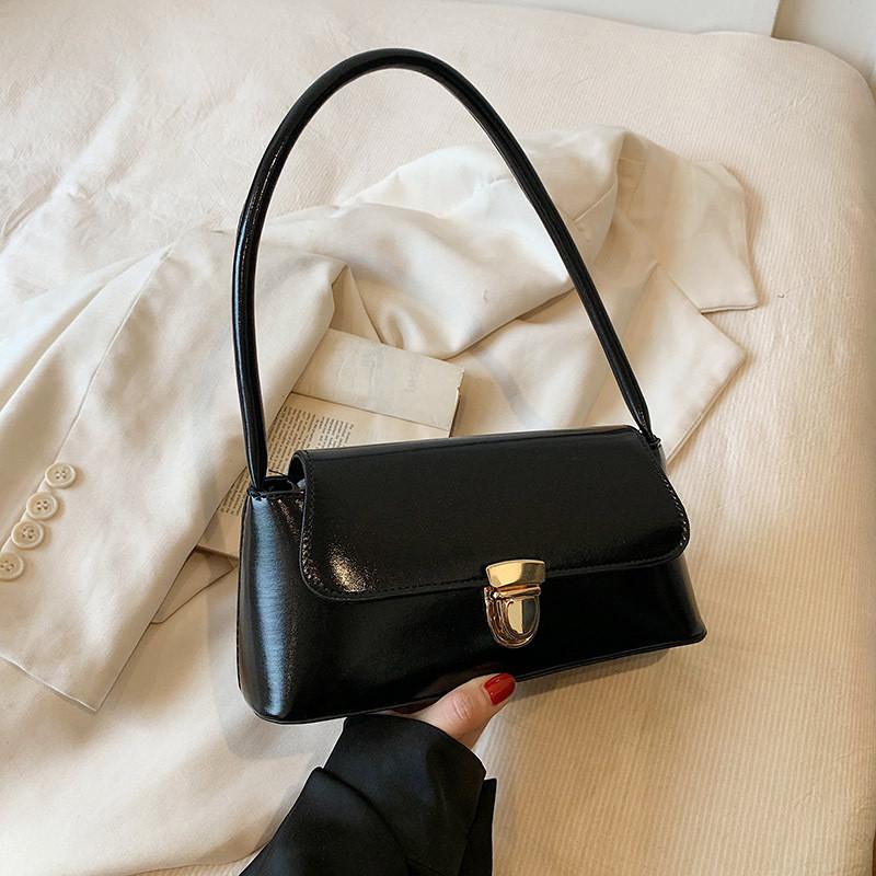 2023 Summer New Fashion Simple Shoulder Bag Retro Casual Small Square Bag Women's Trendy Armpit Bag