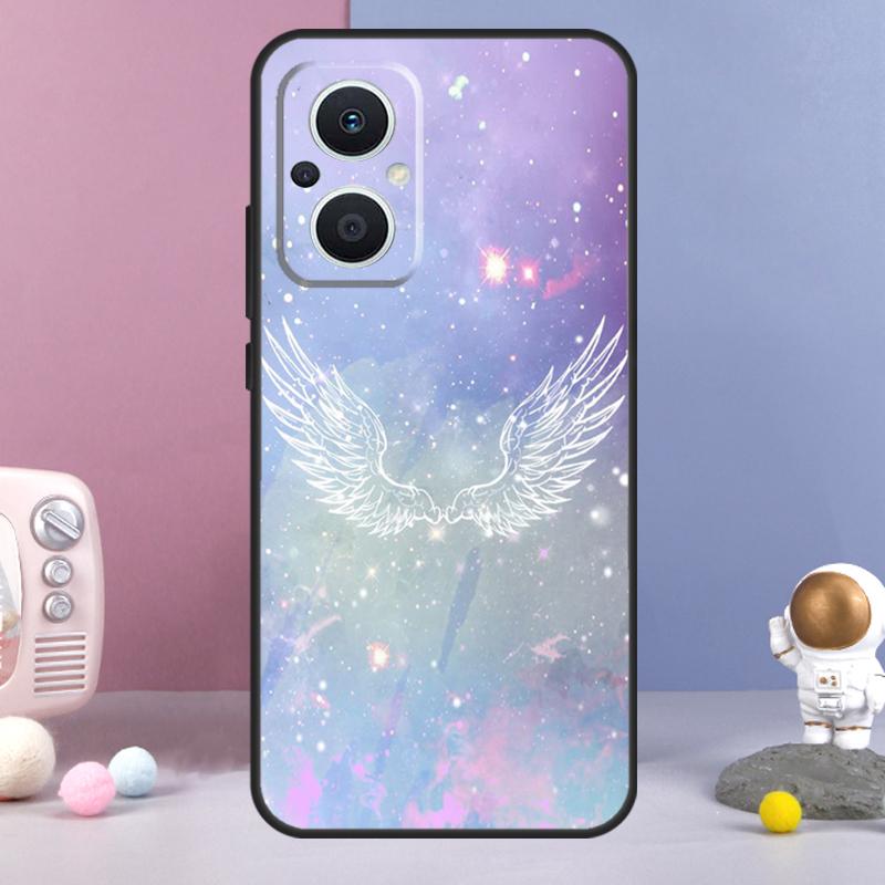 Fantasy Angel Girl Wings Funda For OPPO Reno 11 F 12F 13F 14F 10 12 13 14 Pro 7 8 Lite OPPO Find X9 X6 X5 X8 Pro Case