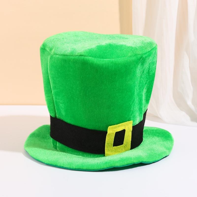 Irish polyester hat, suitable for family holiday parties, durable and breathable fabric
