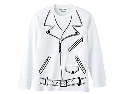 [Viciado em Velocidade] Camiseta de Manga Longa W Riders Trompe-l'oeil (Branco, Tamanho G)