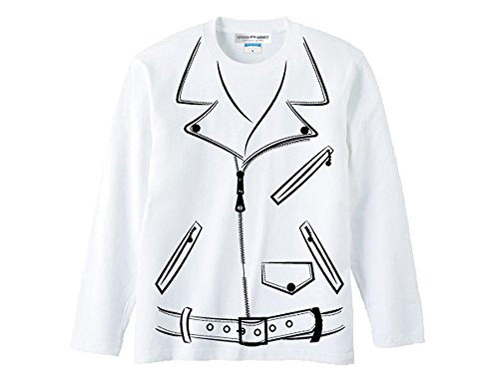 

[SPEED ADDICT] Футболка с длинным рукавом W Riders с эффектом тромплей (Белый, Размер L)