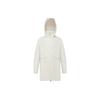 Solid Color Hooded Straight Cut Warm Three In One Down Jacket Women Outerwear Asparagus-White A11W347909F-IV