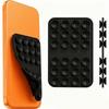 5pcs Square Phone Holder Mat Silicone Anti-Slip Phone Mount New Suction Cup Phone Holder  Wall Mount
