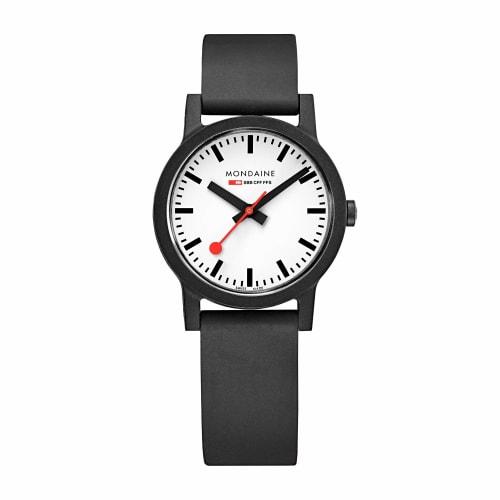 

Mondaine Essence Watch MS1.32110.RB, Officially Imported, Black