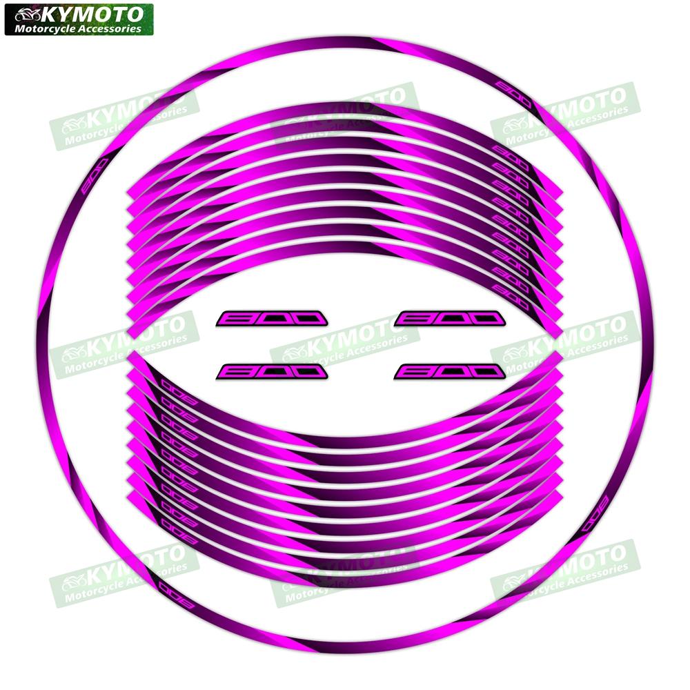 For Z800 Z 800 motorcycle accessories 17 inch front and rear wheel stickers fairing modified reflective stickers decoration
