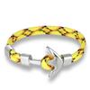 European and American Trends, Boat Anchors, Men's Aircraft Bracelets, Polyester Rope Jewelry