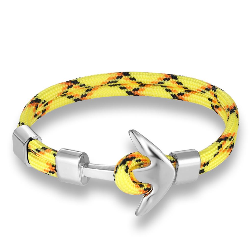 European and American Trends, Boat Anchors, Men's Aircraft Bracelets, Polyester Rope Jewelry