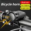 Hot Selling and Loud Bicycle bell,USB Rechargeable, Four Types of Bells,scooter,mountain Bike,children's Bike Riding Accessories