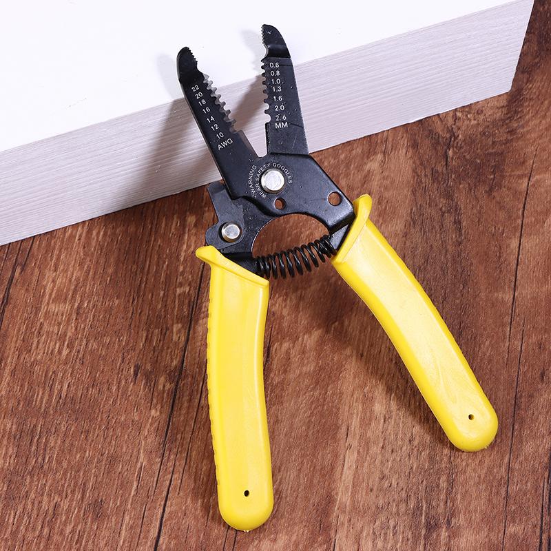 Multifunctional Wire Strippers 6 Inch Wire Cutters Cable Stripper Cable Wire Crimping Wire Stripper Pliers Tools