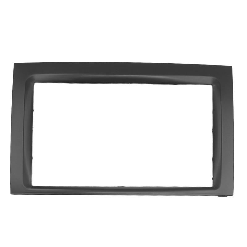 Double Din Car Radio Fascia para Skoda Fabia 2003 2004 2005 2006 Estéreo CD DVD Player Kit de Montagem de Painel Placa de Face Facia Kit de Moldura