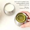 Stainless Steel Double-Wall Insulated Coffee Mug, Milk Cup, Heat-Resistant Tea Cup, 304 Stainless Steel Coffee Mug, Juice Cup