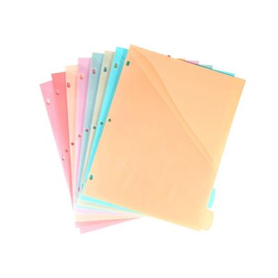 8Pcs Color Index Dividers With Colorful Dividers for Planners Organizers School Office Use Sturdy PP Materials
