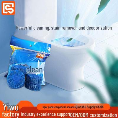 Toilet Bowl Cleaner with Jasmine Fragrance - Blue Bubble Cleaning Block