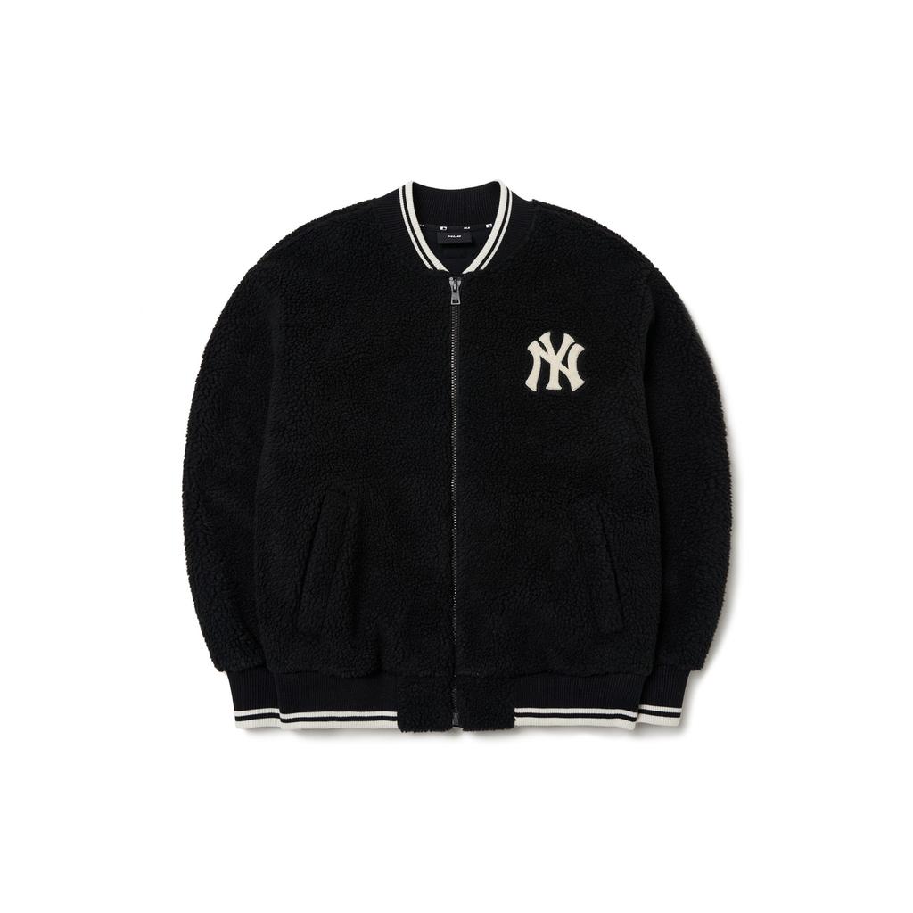 MLB New York Yankees Velvet Jackets Unisex Black Baseball Collar Thickened 3AJPF0116-50BKS