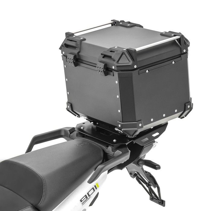 Set Top Case + Support - Husqvarna Norden 901 21-25 - Aluminium durable - 45 litres - Fixation rapide