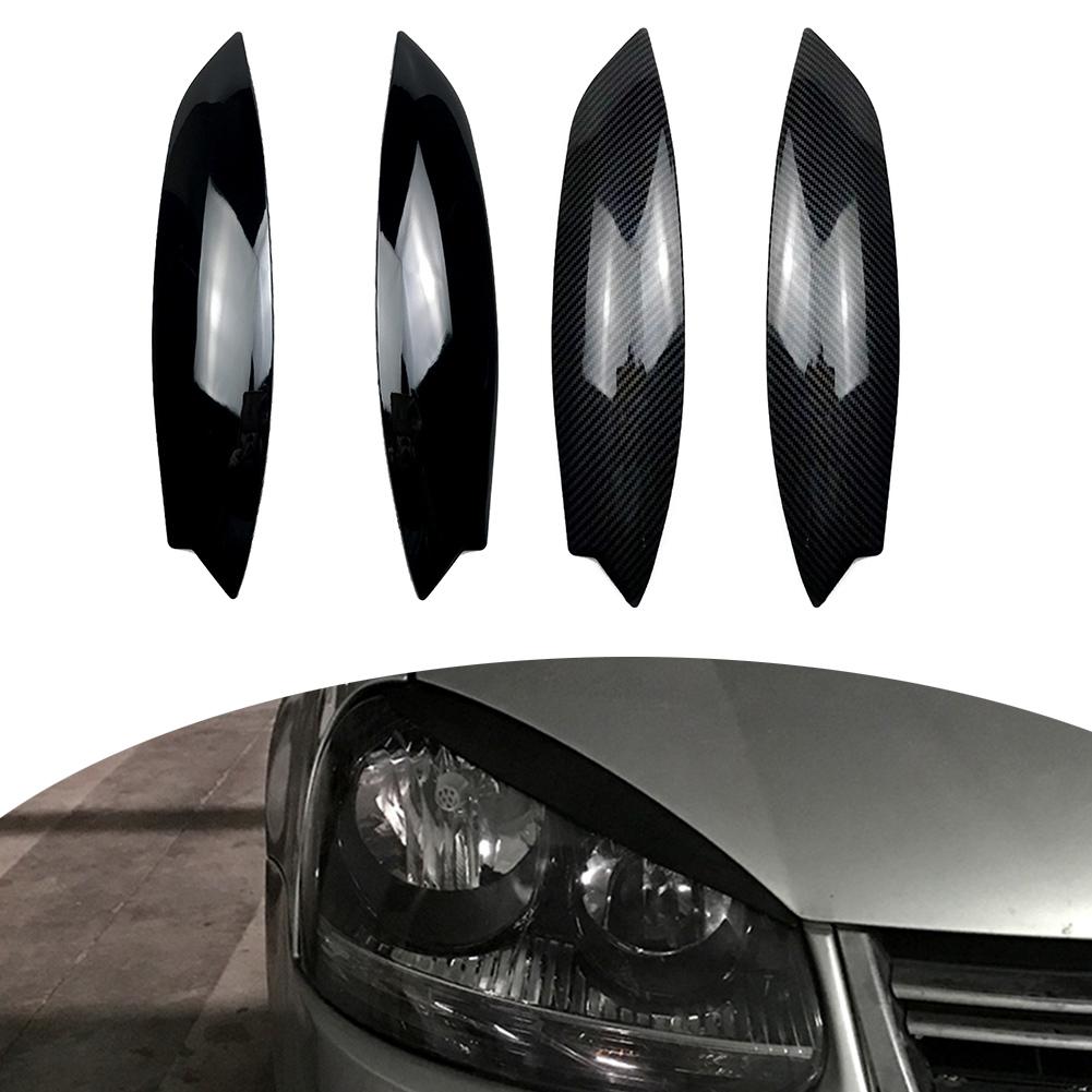 Vehicle Enhancement GTI R Headlight Cover ABS Car Accessory Car Modification Easy Installation Lightweight Design