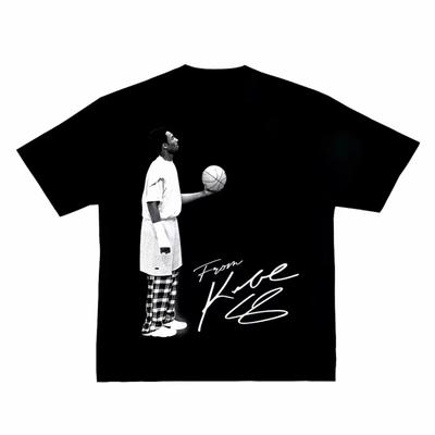 Sommer Herren Reine Baumwolle Bedruckt Street Hip-Hop Basketball Rundhals Kurzärmelig Cool Hochwertiges T-Shirt Übergröße