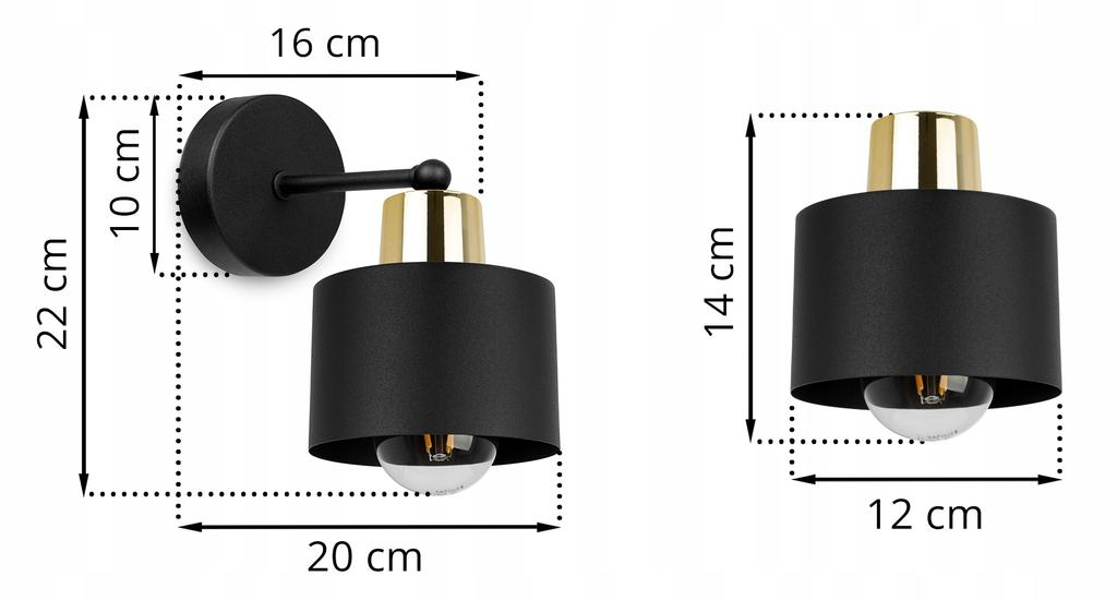 Wall Lamp, Square Lamp, Ceiling Lamp, Black Led Lamp