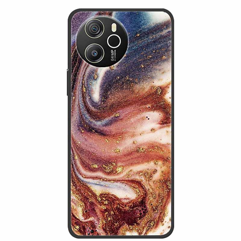 Case For Blackview Shark 8 TPU Soft Silicone Back Cover For Blackview Shark8 Phone Cases Marble Painted Colorful Bumper New Capa