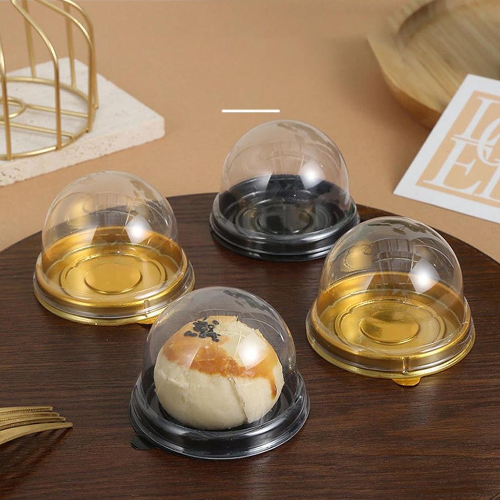 Cupcake Containers 50 Pieces Clear Bakery Supplies Mini Cupcake Box Muffin Containers For Packaging Baking Dessert Cookie