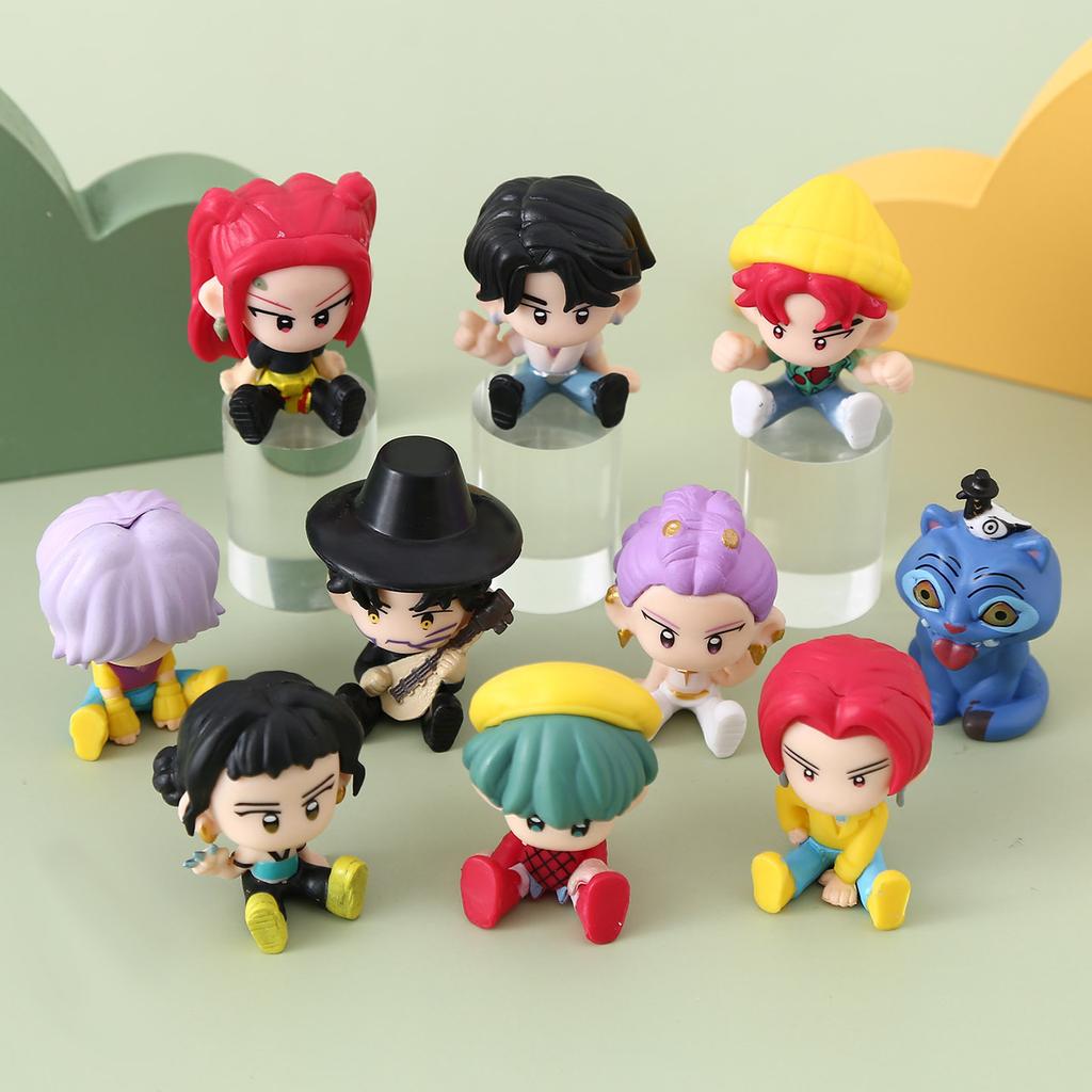 Neu 10 Stück/Set Kpop Demon Hunters Figur Spielzeug Cartoon Rumi/Mira/Zoey Actionfigur PVC Desktop Dekoration Modell Puppe Spielzeug Fans Geschenk