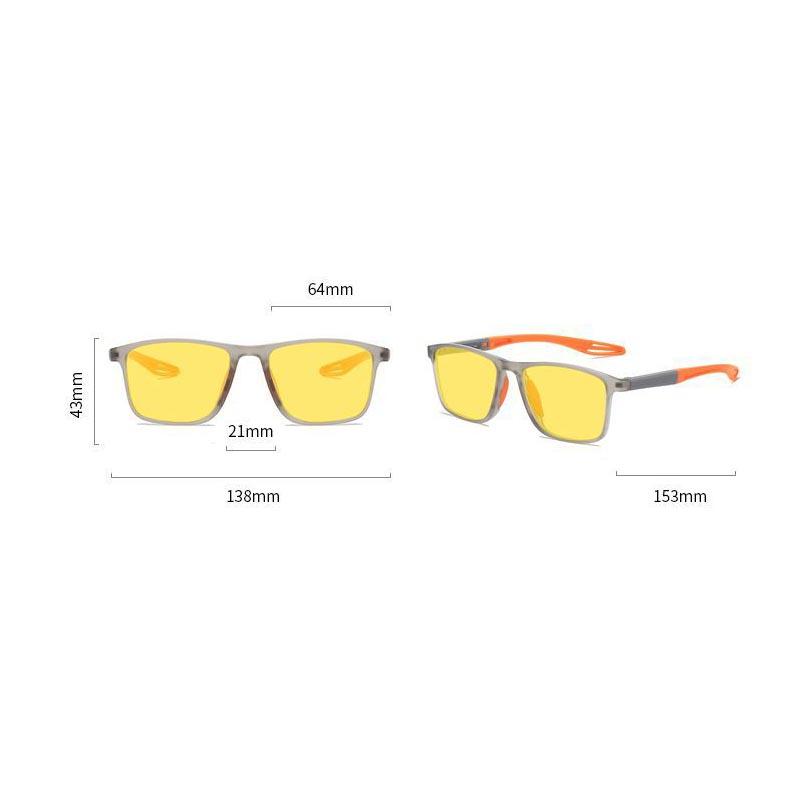 Ultra Light Sports Night Vision Anti Blue Light Sunglasses for Women Men Gaming Specific Mobile Phones Computers Eye Protection