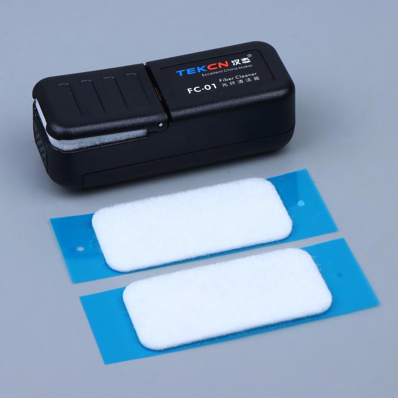 FC-01 Fiber Optic Core Wiping Clip Non-slip FTTH Cleaning Tool Ideal for Telecom Staff Fiber Optic Line Daily Maintenance
