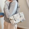 Fashion Shiny Sequin Tote Bag Fashion Sequined Glitter Shoulder Bag Large Underarm Bag Blingbling Handbag Shopping