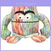 Das Farbmonster-Plüschtier – weich und kuschelig – erhältlich in 15 cm, 25 cm und 35 cm (Optionen)