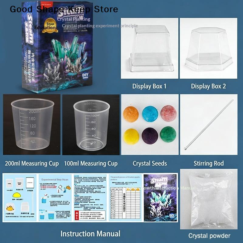 Crystal Growing Model, Science Kit, A Variety Of Colors Of Crystal Selection, Educational Toys, Gifts For Boys And Girls