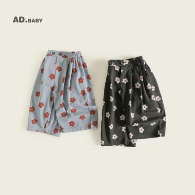 2025 Trendy Korean Style Children's Autumn Pants - Girls' Soft Seven-Point & Boys' Casual Pants