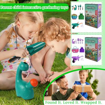 Kids Pretend Gardening Tool Set For Role Play Parent Child Interactive Outdoor Play Toy