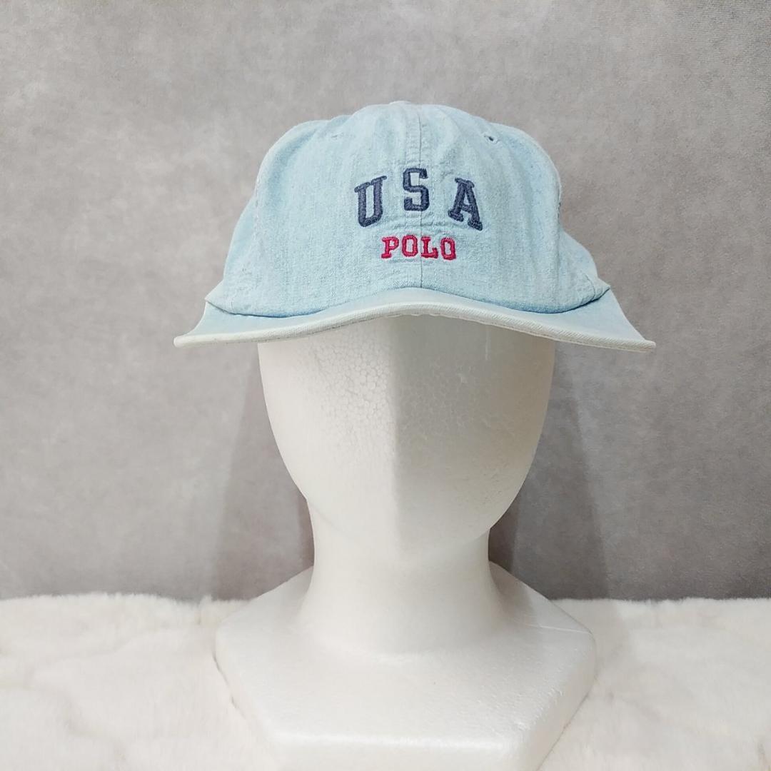 Used POLO SPORT Cap Hat Ralph Lauren Made in USA 90s Reasonable