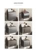Punch-Free Wall-Mounted Gun Gray Tissue Box and Towel Holder