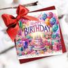 6Pcs Birthday Gnome DIY Diamond Painting Card Diamond Daily Wish Card Diamond Painting Greeting Card for Family Friends Gift